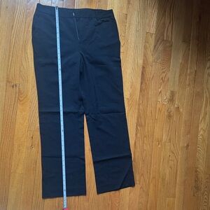 Lauren Ralph Lauren Black Straight-Leg Dress Pants
